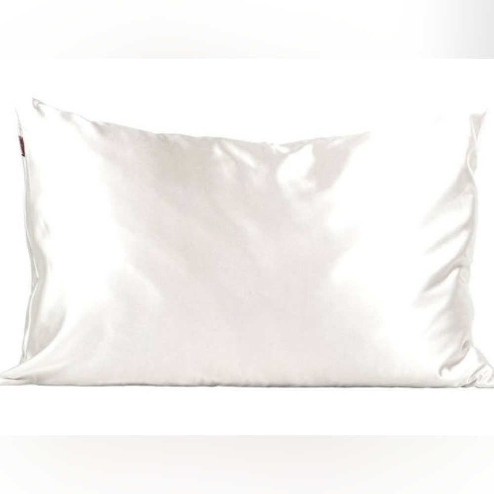 Kitsch Satin Ivory Pillowcase